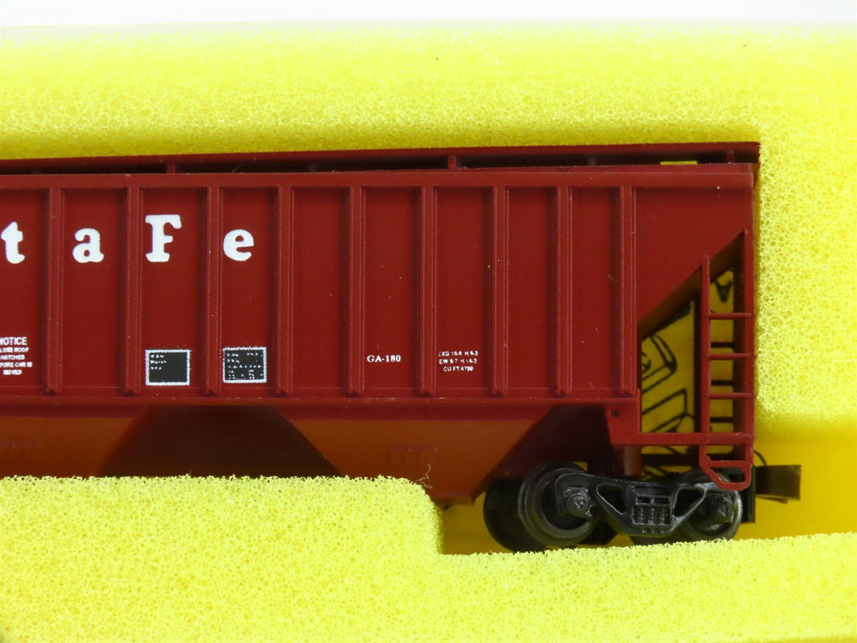 N Scale Precision Masters 1402 ATSF Santa Fe 3-Bay Covered Hopper #312943