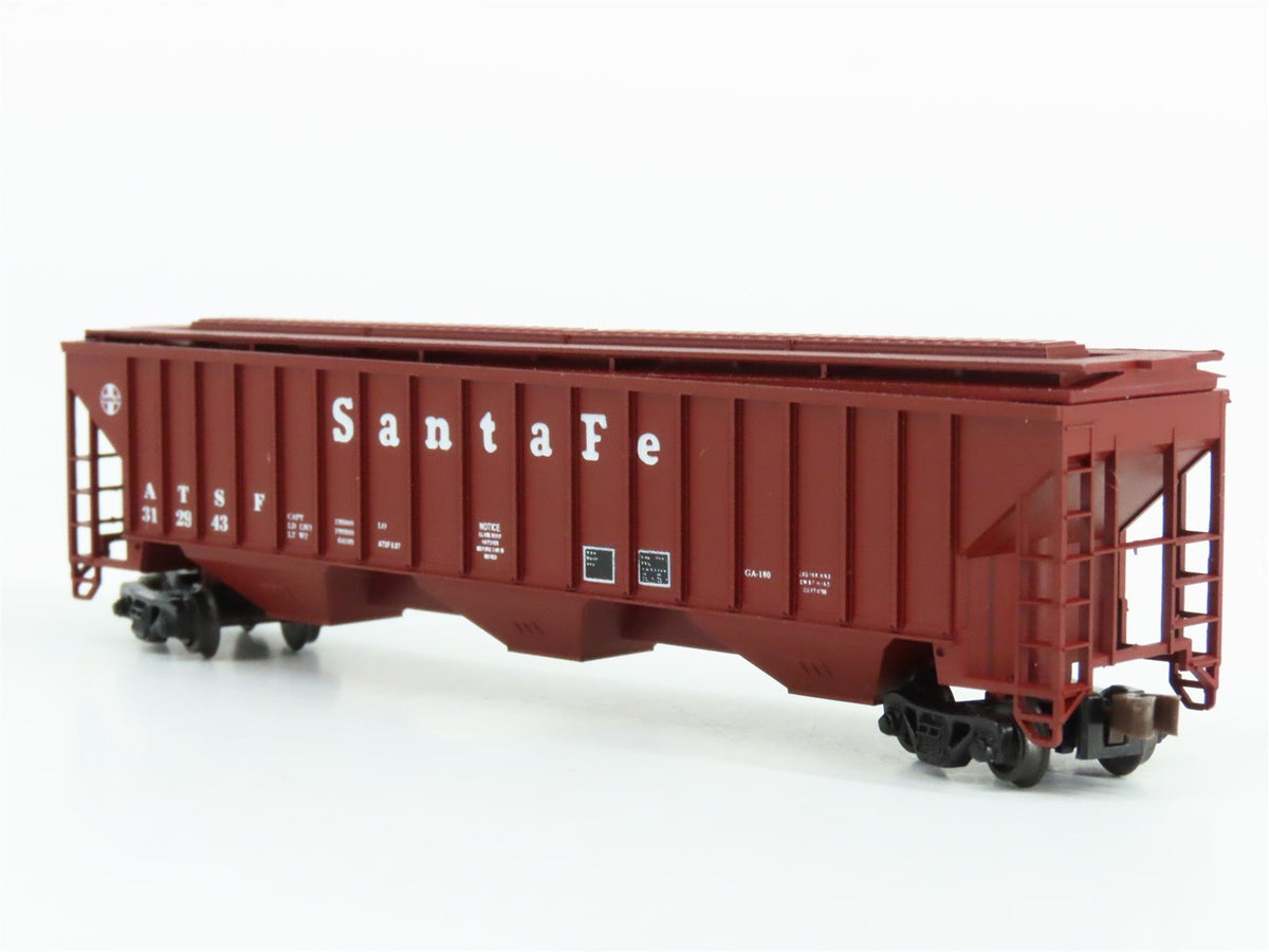 N Scale Precision Masters 1402 ATSF Santa Fe 3-Bay Covered Hopper #312943