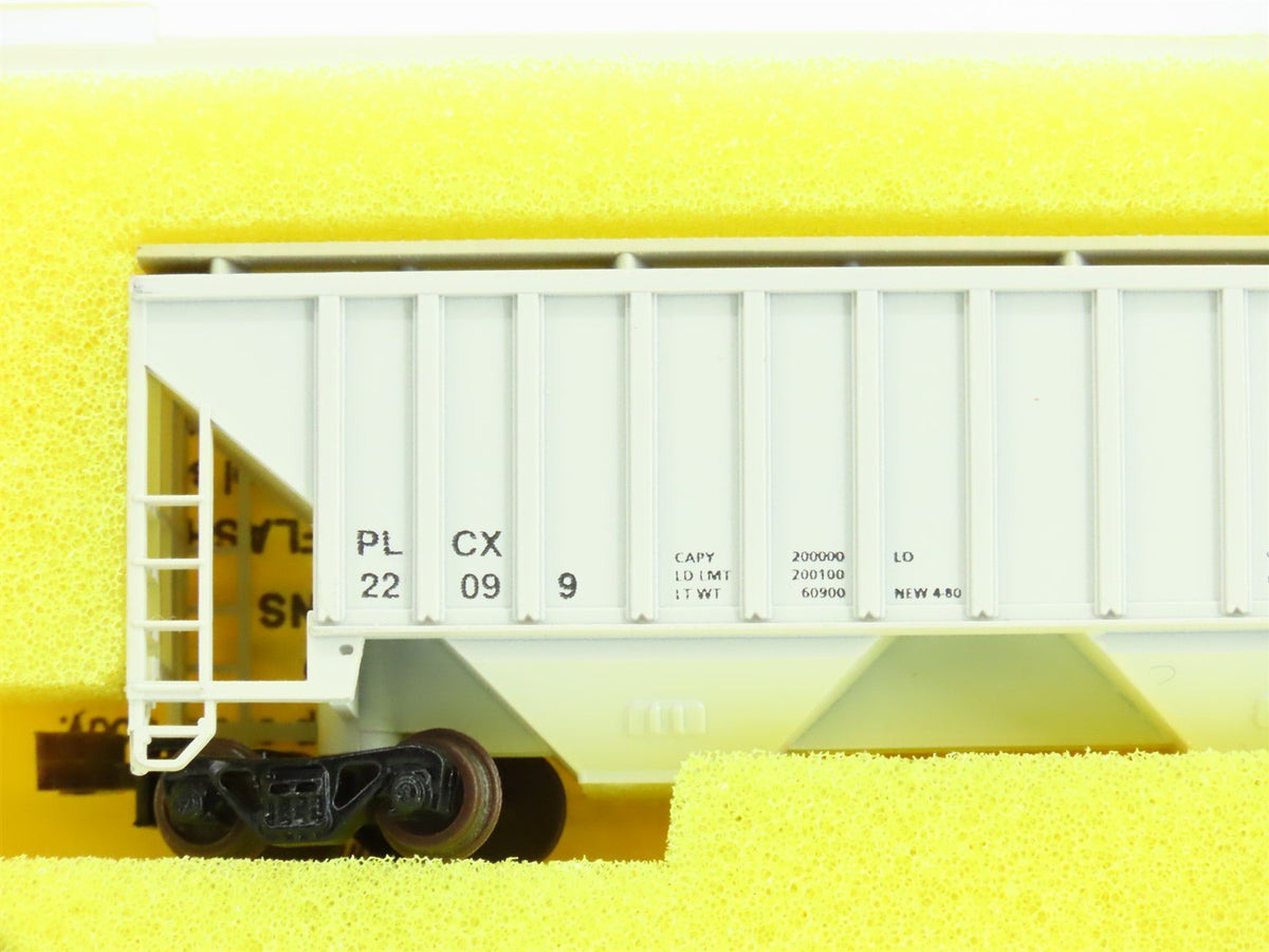 N Scale Precision Masters 1408 PLCX PS Leasing 3-Bay Covered Hopper #22099