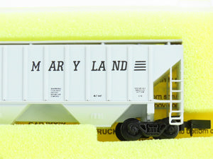 N Scale Precision Masters WM Western Maryland 3-Bay Covered Hopper #4712