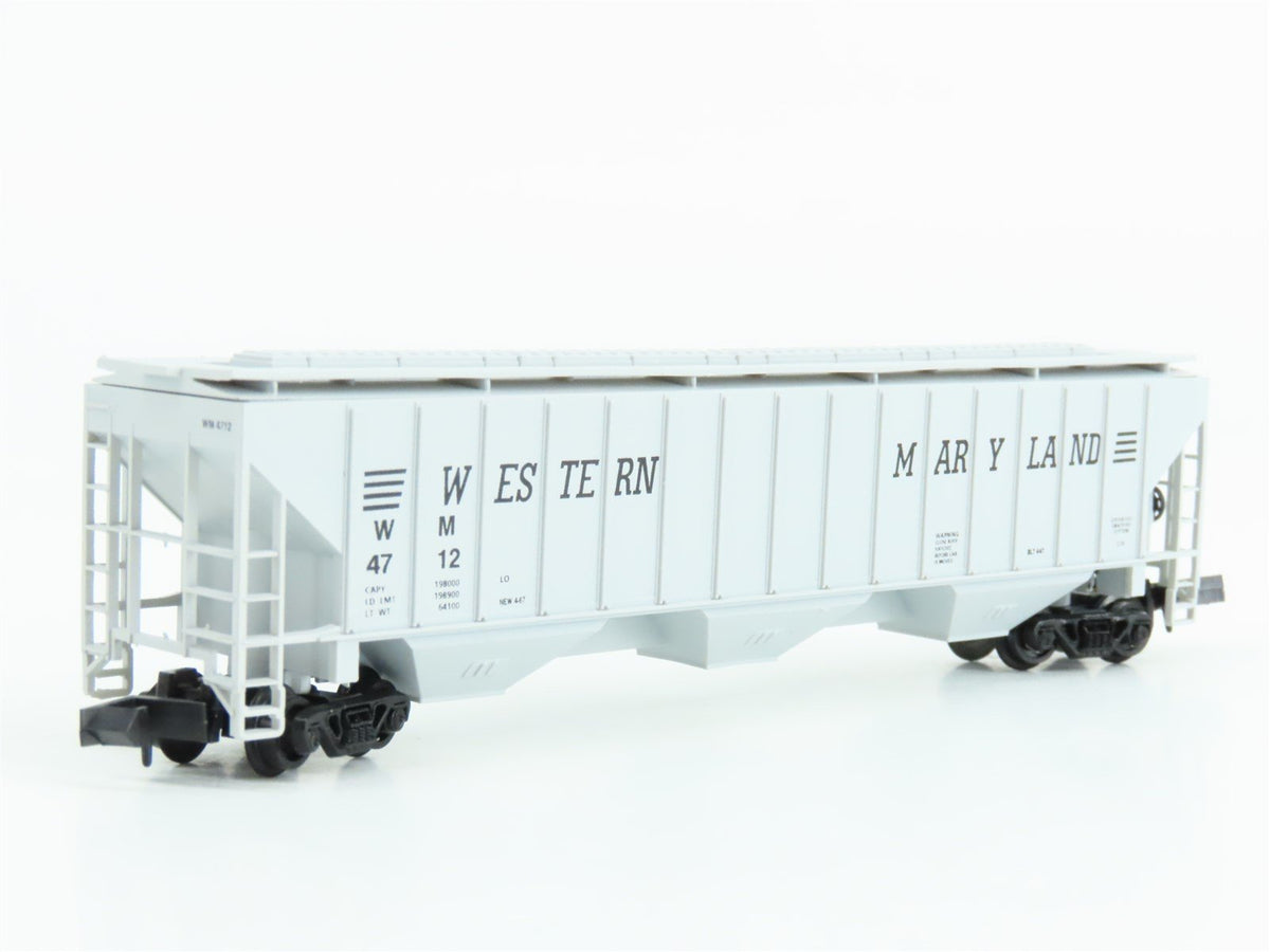 N Scale Precision Masters WM Western Maryland 3-Bay Covered Hopper #4712