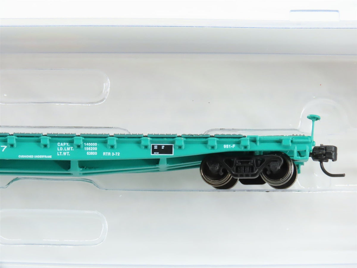 N Scale Athearn ATH15789 P&amp;LE Pittsburgh &amp; Lake Erie 53&#39; GSC Flatcar #647