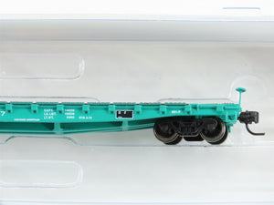 N Scale Athearn ATH15789 P&LE Pittsburgh & Lake Erie 53' GSC Flatcar #647