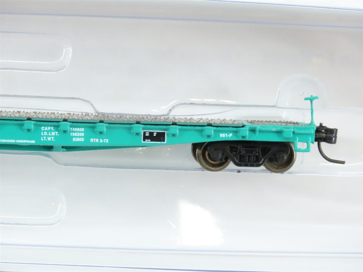 N Scale Athearn ATH15790 P&amp;LE Pittsburgh &amp; Lake Erie 53&#39; GSC Flatcar #664