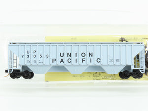 N Scale Precision Masters 1401 UP Union Pacific 3-Bay Covered Hopper #73053