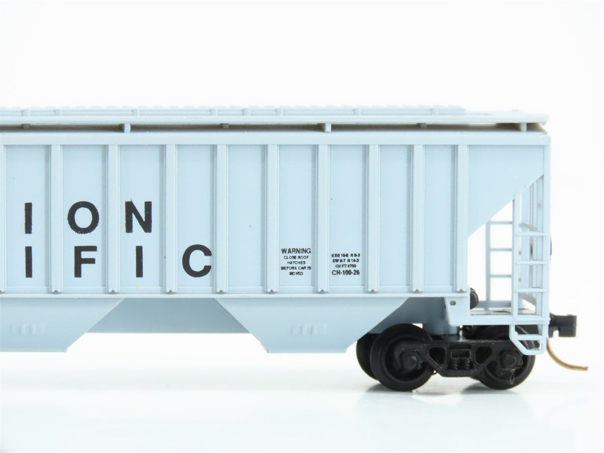 N Scale Precision Masters 1401 UP Union Pacific 3-Bay Covered Hopper #73053