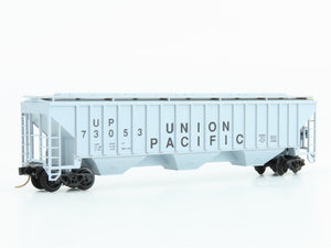 N Scale Precision Masters 1401 UP Union Pacific 3-Bay Covered Hopper #73053