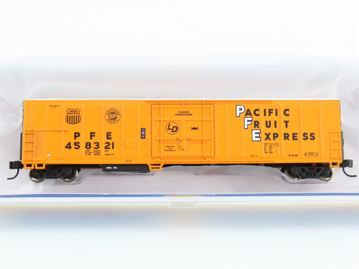 N Scale Athearn ATH25357 PFE Pacific Fruit Express 57&#39; Mech Reefer #458321