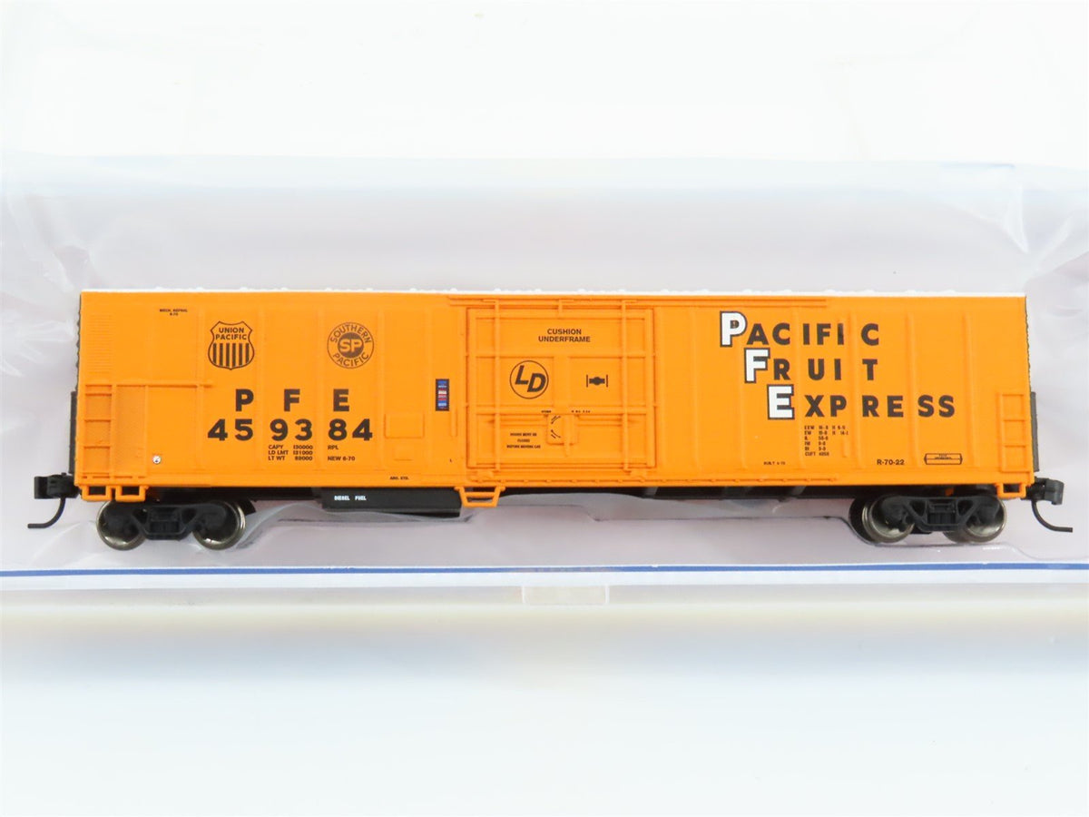 N Scale Athearn ATH25358 PFE Pacific Fruit Express 57&#39; Mech Reefer #459384