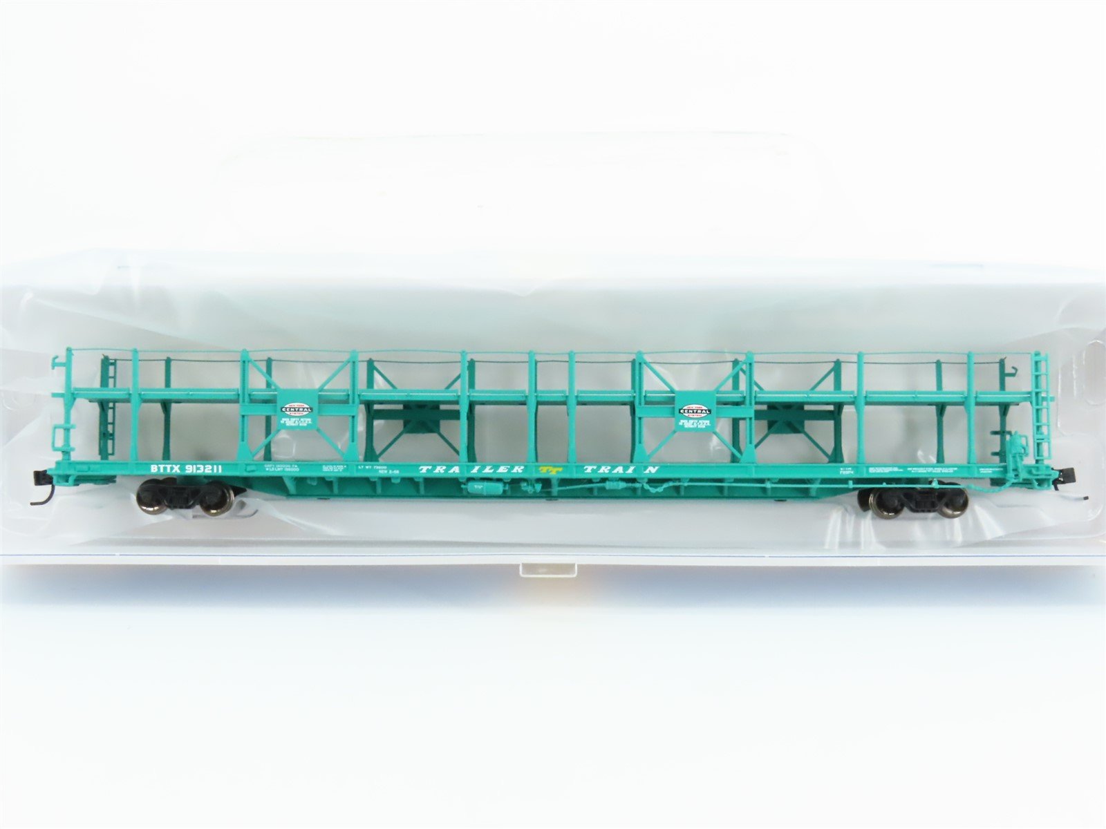 N Scale Athearn ATH15031 BTTX New York Central 89' Auto Rack Flatcar #913211