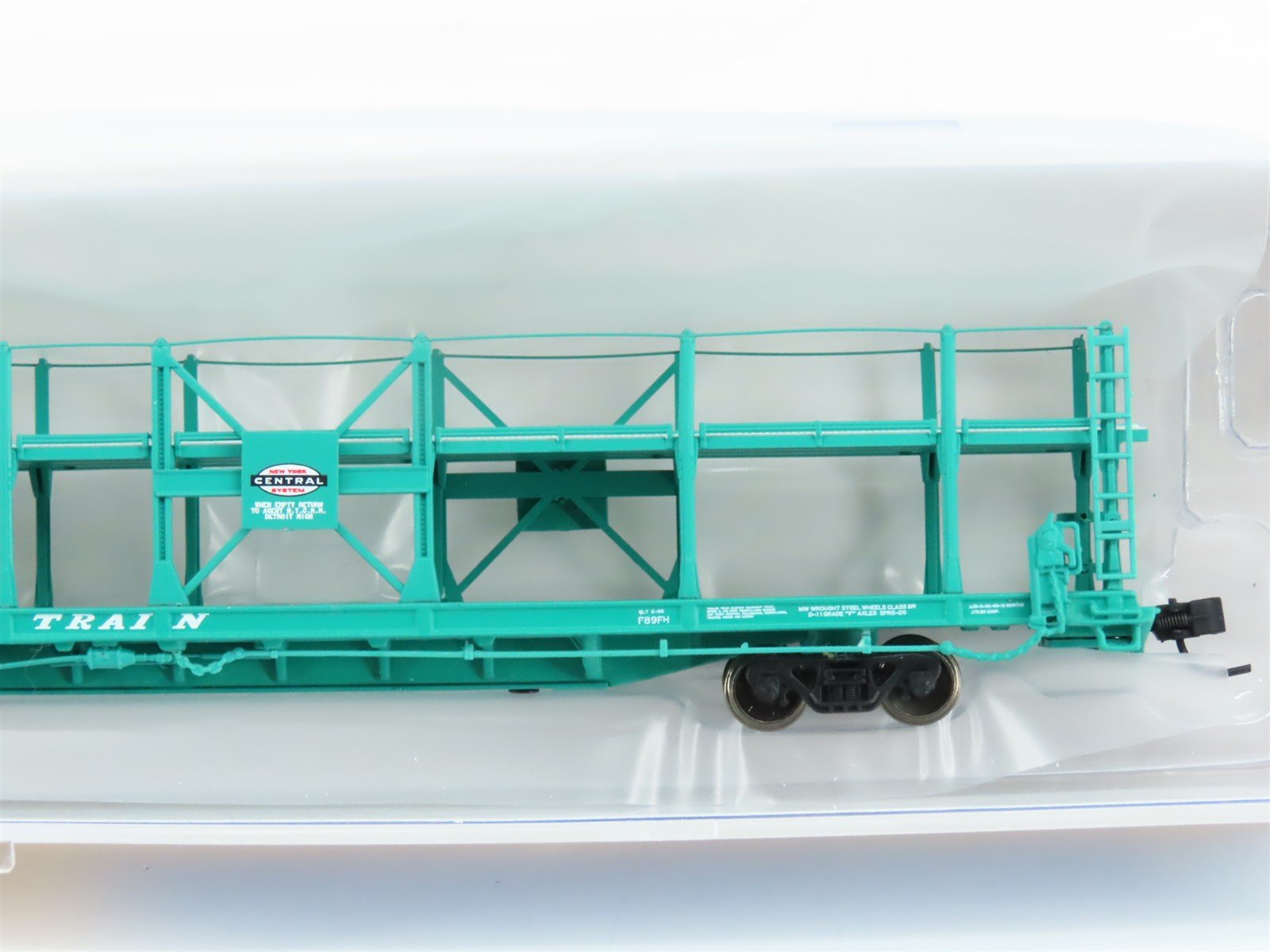 N Scale Athearn ATH15031 BTTX New York Central 89' Auto Rack Flatcar #913211
