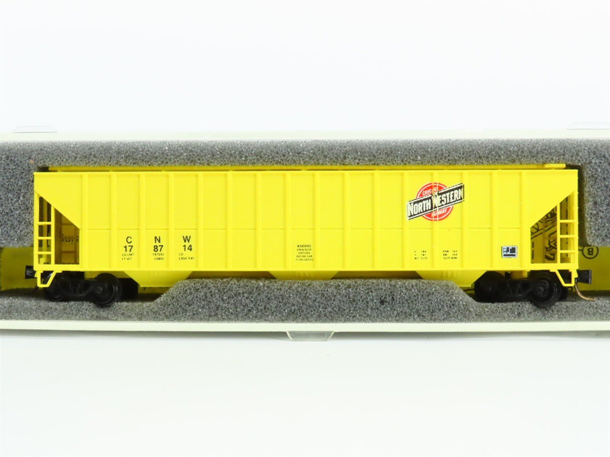 N Scale Precision Masters 17091 CNW Chicago Northwestern 3-Bay Hopper #178714