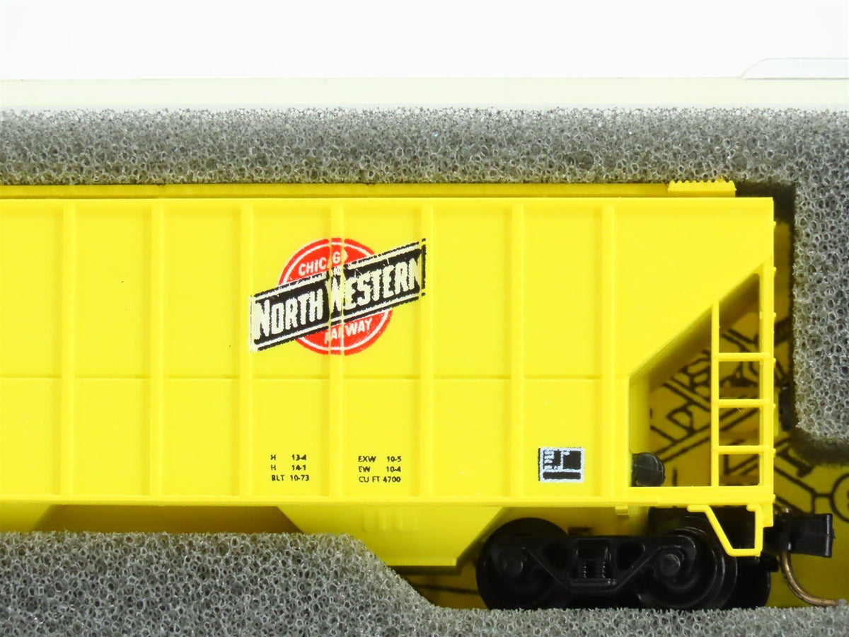 N Scale Precision Masters 17091 CNW Chicago Northwestern 3-Bay Hopper #178600