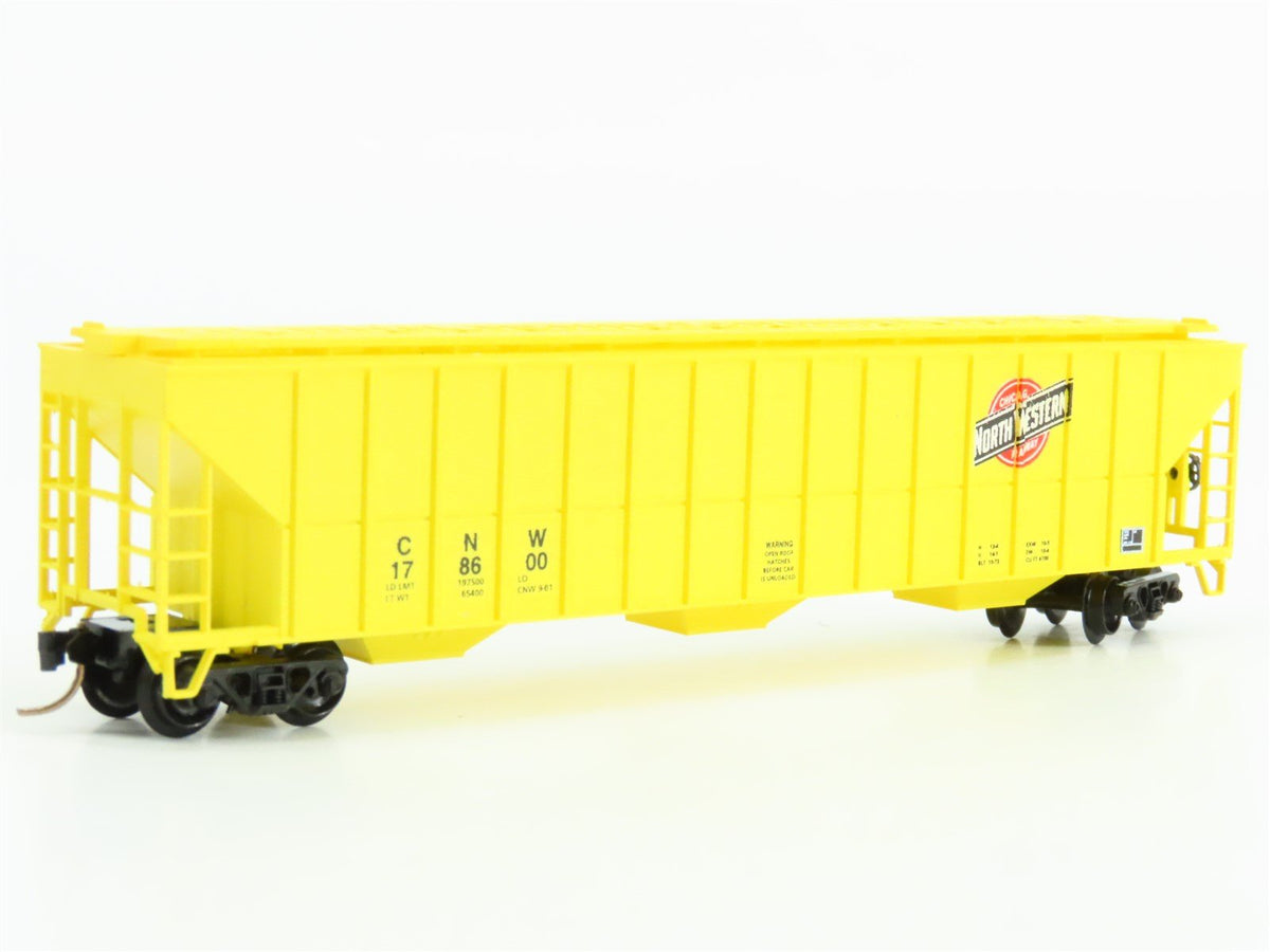 N Scale Precision Masters 17091 CNW Chicago Northwestern 3-Bay Hopper #178600