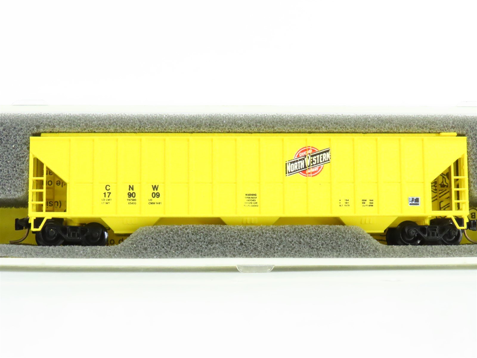 N Scale Precision Masters 17091 CNW Chicago Northwestern 3-Bay Hopper #179009