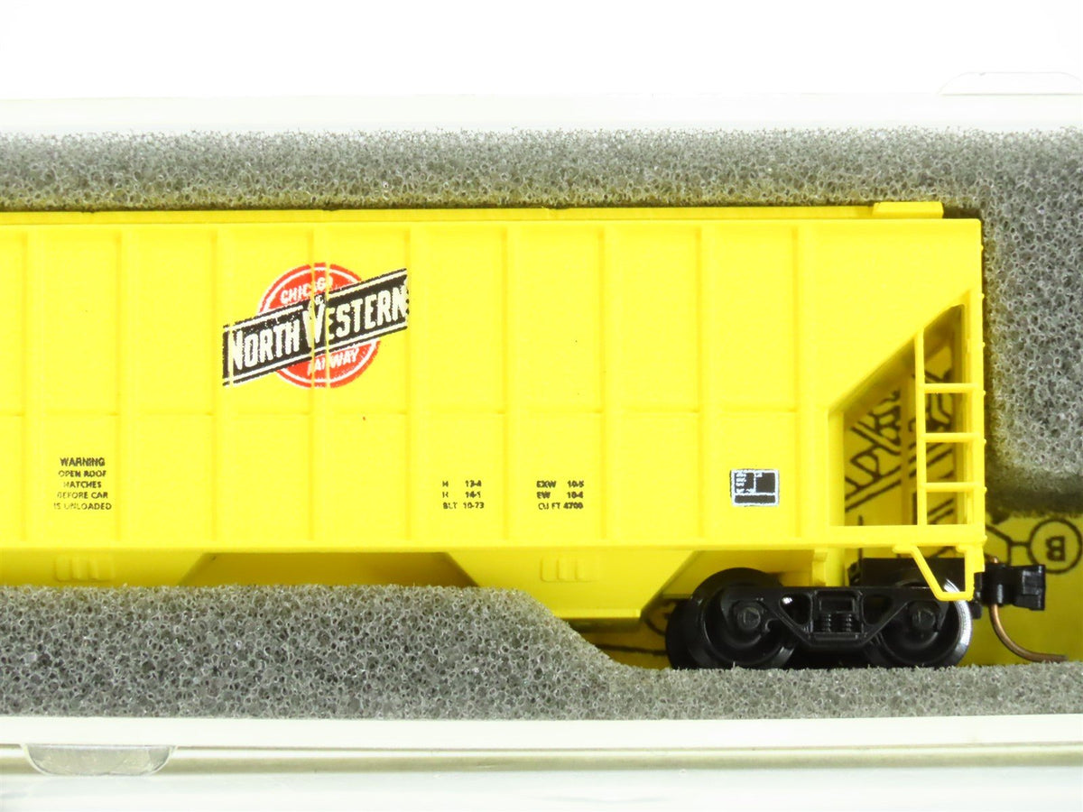 N Scale Precision Masters 17091 CNW Chicago Northwestern 3-Bay Hopper #179009