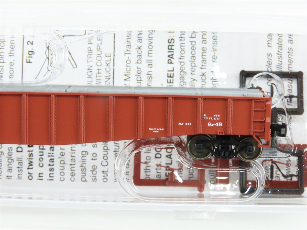 N Scale Micro-Trains MTL 10700012 ATSF Santa Fe 65&#39; Mill Gondola Car #170943