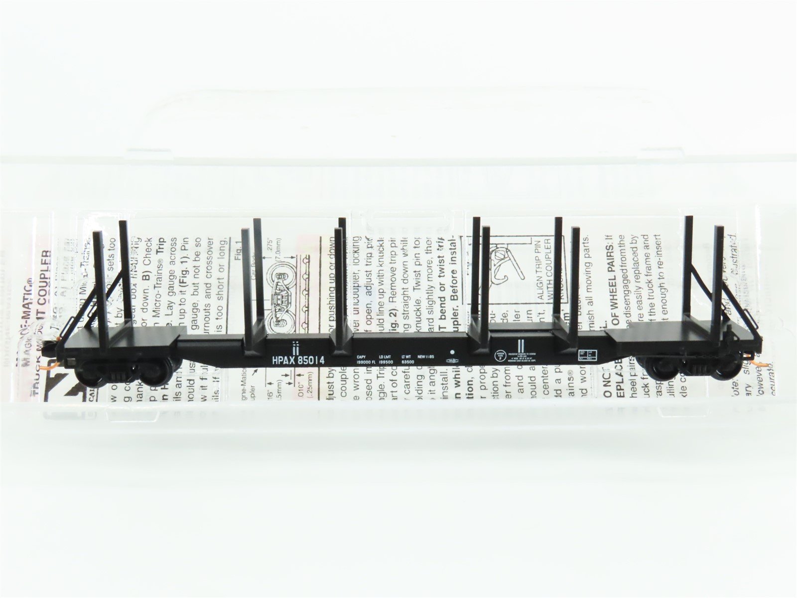 N Micro-Trains MTL 11500061 HPAX Hammermill Paper 65' 100-Ton Log Car #85014