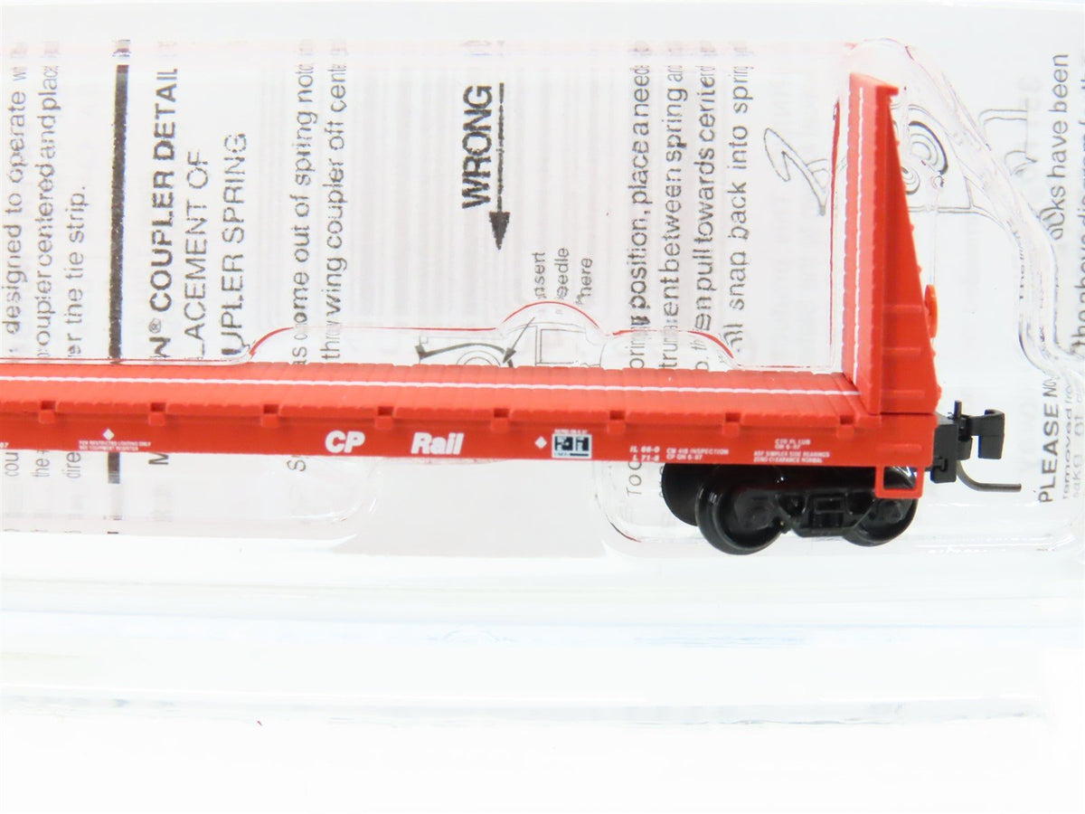 Z Micro-Trains MTL 52700031 CP Rail Canadian Pacific 60&#39; Bulkhead Flat Car #317