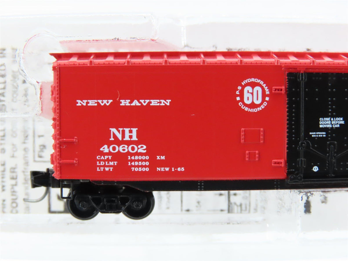 Z Scale Micro-Trains MTL 13628-2 NH New Haven 50&#39; Plug Door Box Car #40602