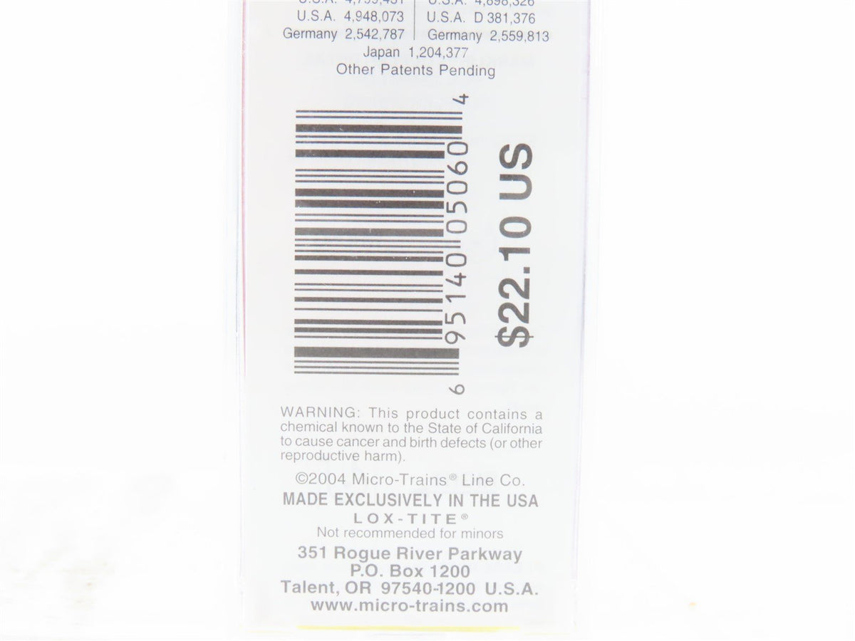 Z Scale Micro-Trains MTL 13628-2 NH New Haven 50&#39; Plug Door Box Car #40602