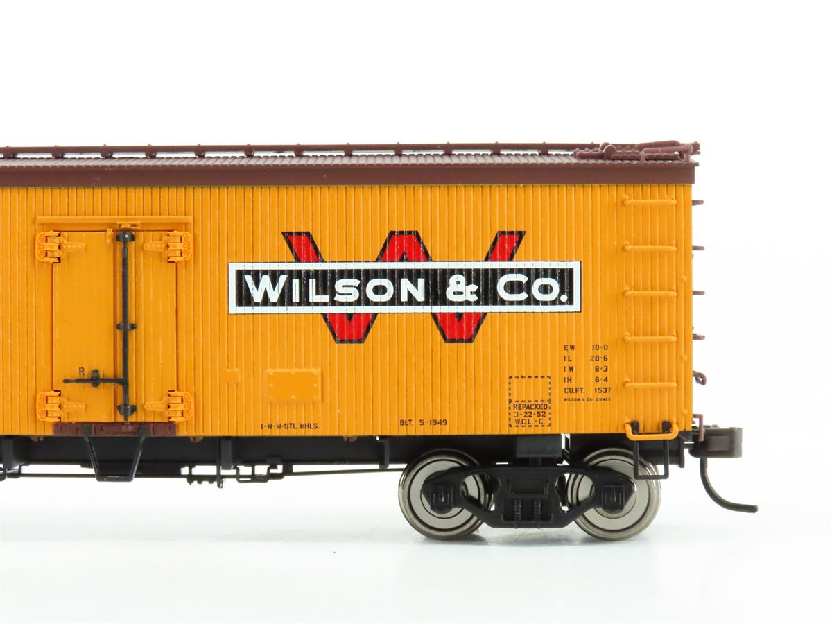 HO Scale Atlas Steam Era #6115-1 WCLX Wilson &amp; Co 36&#39; Wood Reefer #9321