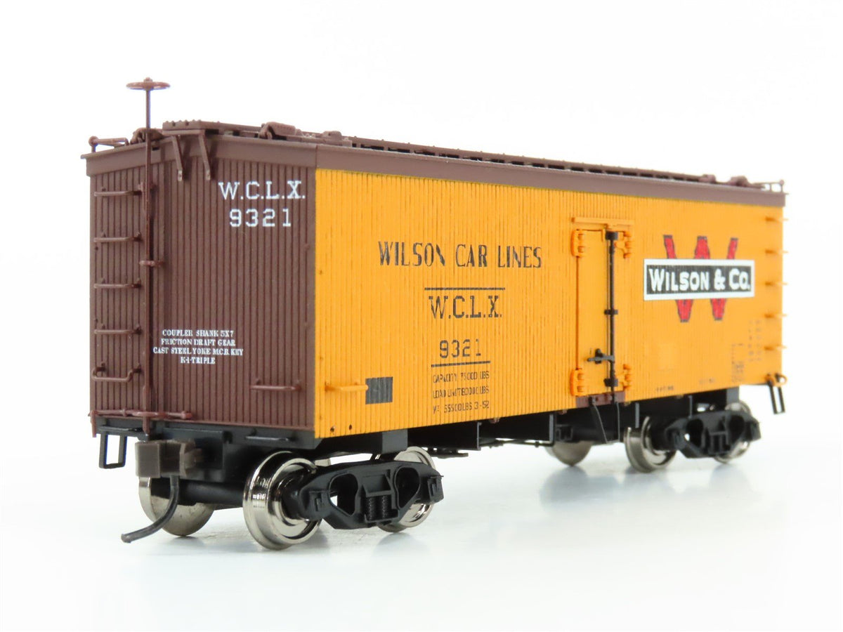 HO Scale Atlas Steam Era #6115-1 WCLX Wilson &amp; Co 36&#39; Wood Reefer #9321