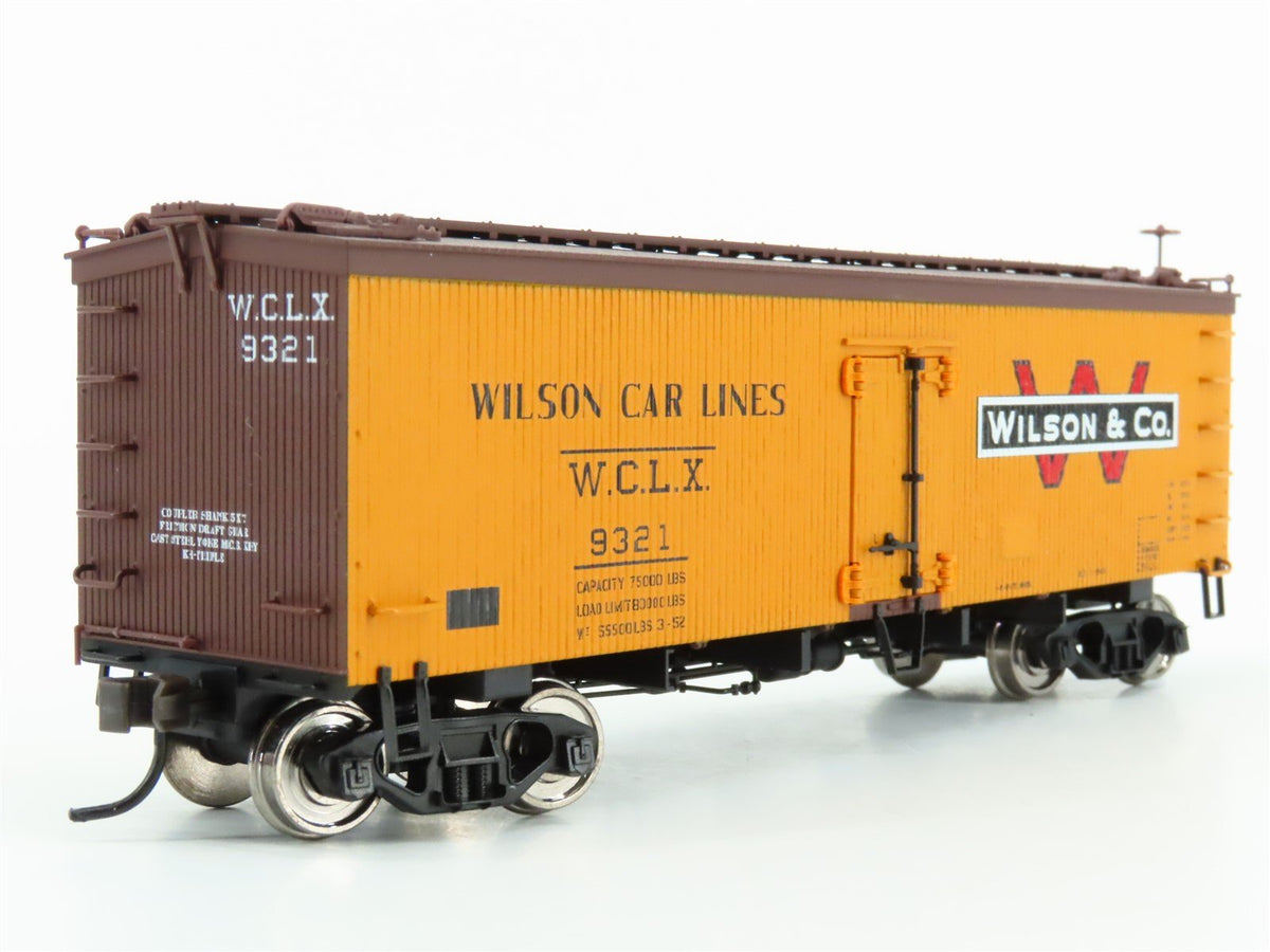 HO Scale Atlas Steam Era #6115-1 WCLX Wilson &amp; Co 36&#39; Wood Reefer #9321