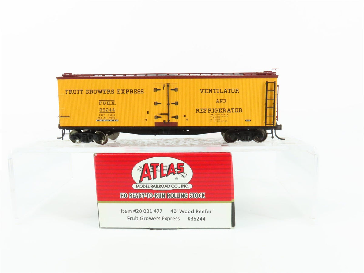 HO Atlas Master Line 20001477 FGEX Fruit Growers Express 40&#39; Wood Reefer #35244