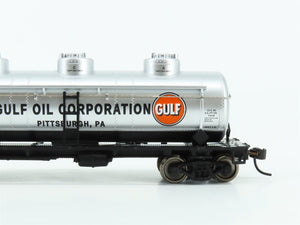 HO Scale Walthers Mainline #910-1136 SHPX Gulf Oil Corp 36' 3 Dome Tank Car #67