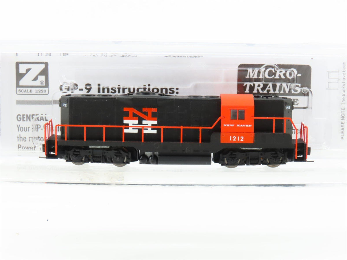 Z Scale Micro-Trains MTL 98201032 NH New Haven &quot;McGinnis&quot; EMD GP9 Diesel #1212