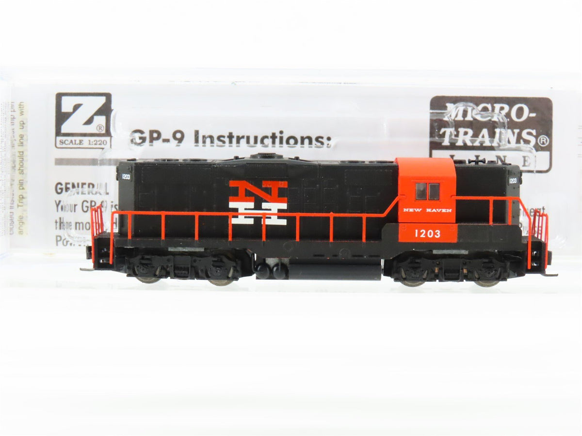 Z Scale Micro-Trains MTL 98201031 NH New Haven &quot;McGinnis&quot; EMD GP9 Diesel #1203