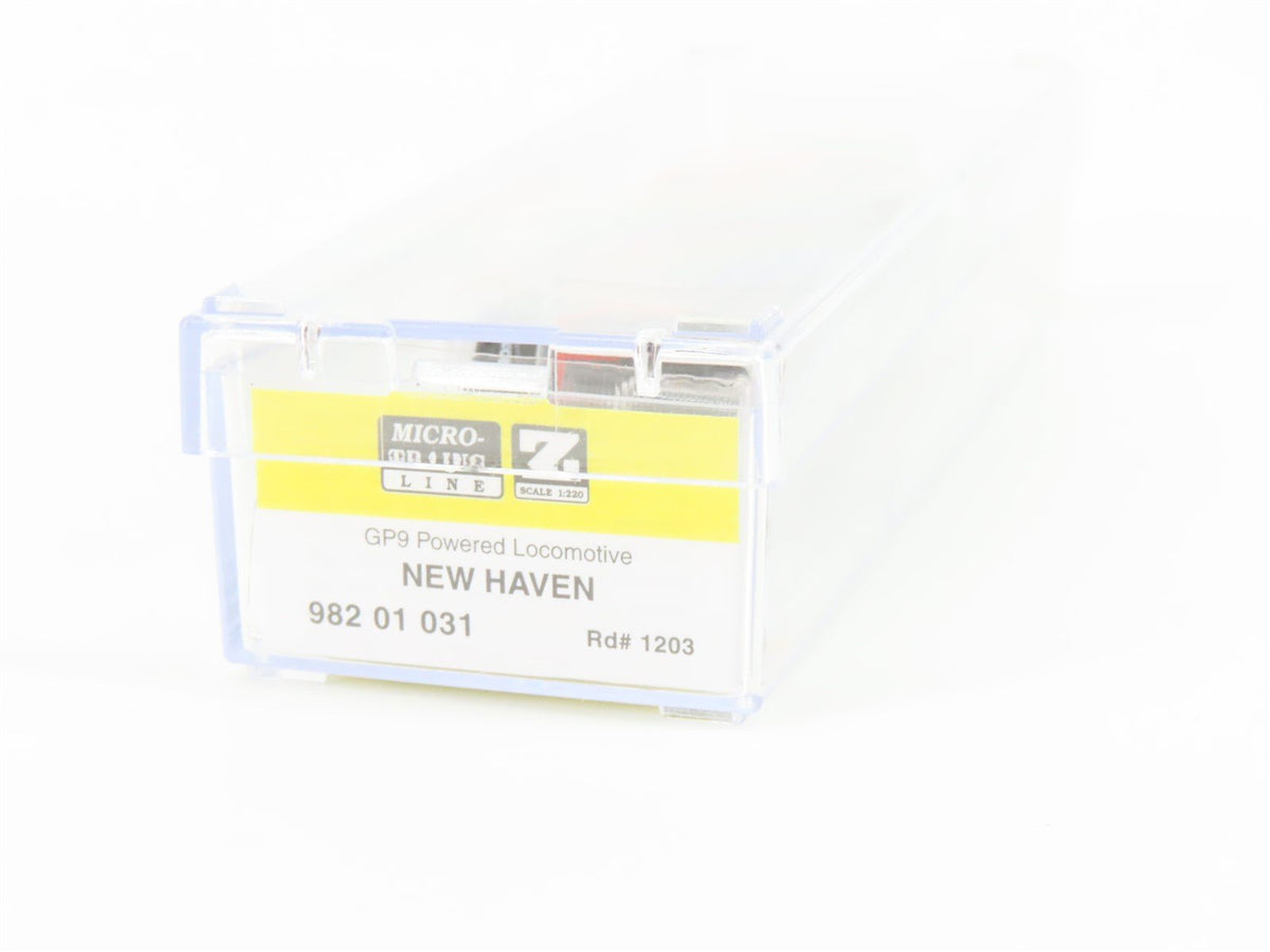 Z Scale Micro-Trains MTL 98201031 NH New Haven &quot;McGinnis&quot; EMD GP9 Diesel #1203