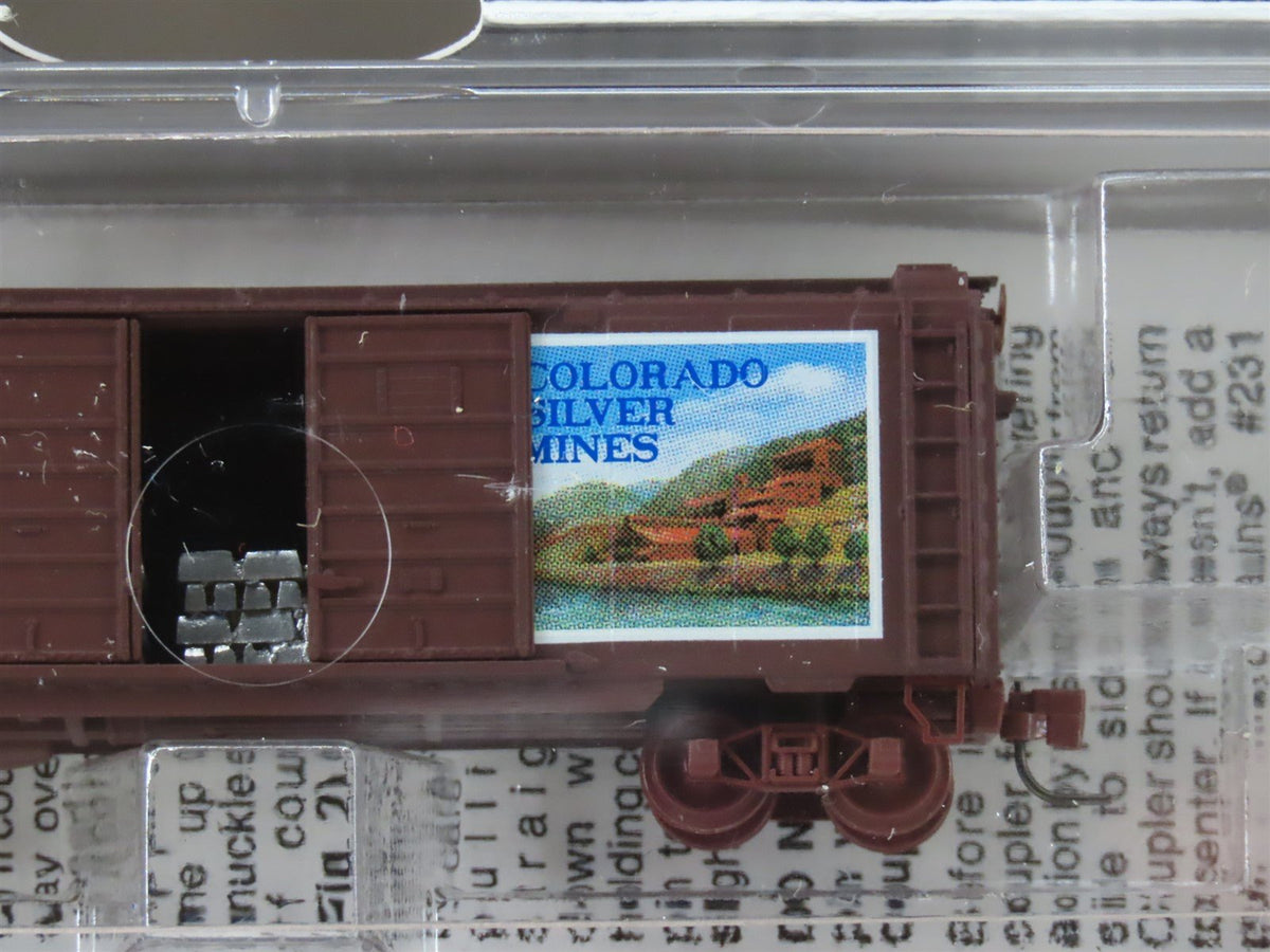 Z Micro-Trains MTL NSC Z06-01 D&amp;RGW &quot;Colorado Silver Mines&quot; Box Car #1856 w/Load