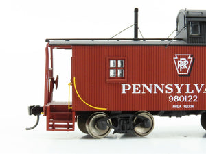 HO Walthers Platinum Line #932-7642 PRR Pennsylvania N6B Wood Caboose #980122