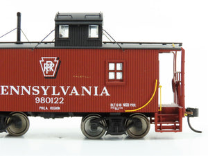 HO Walthers Platinum Line #932-7642 PRR Pennsylvania N6B Wood Caboose #980122