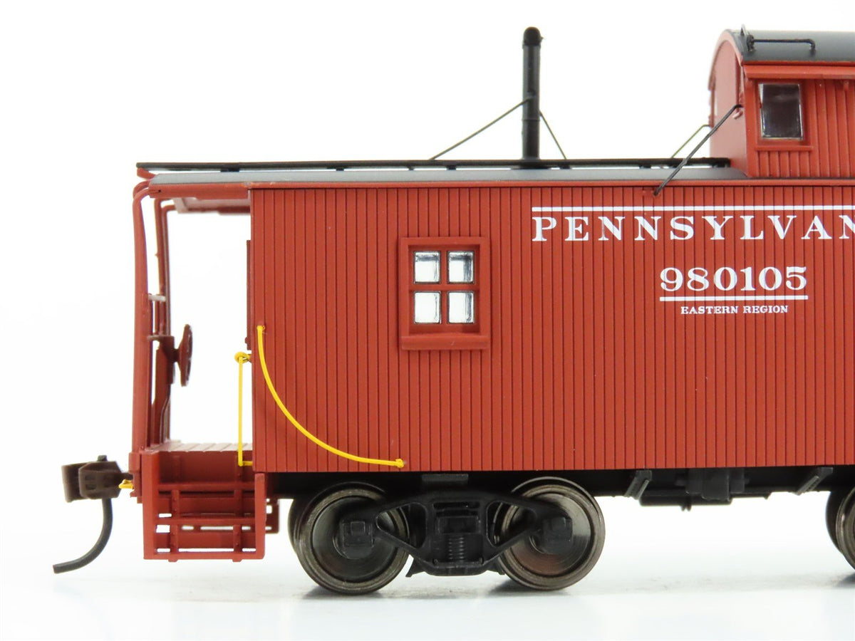 HO Walthers Platinum #932-7641 PRR Pennsylvania N6B Wood Caboose #980105