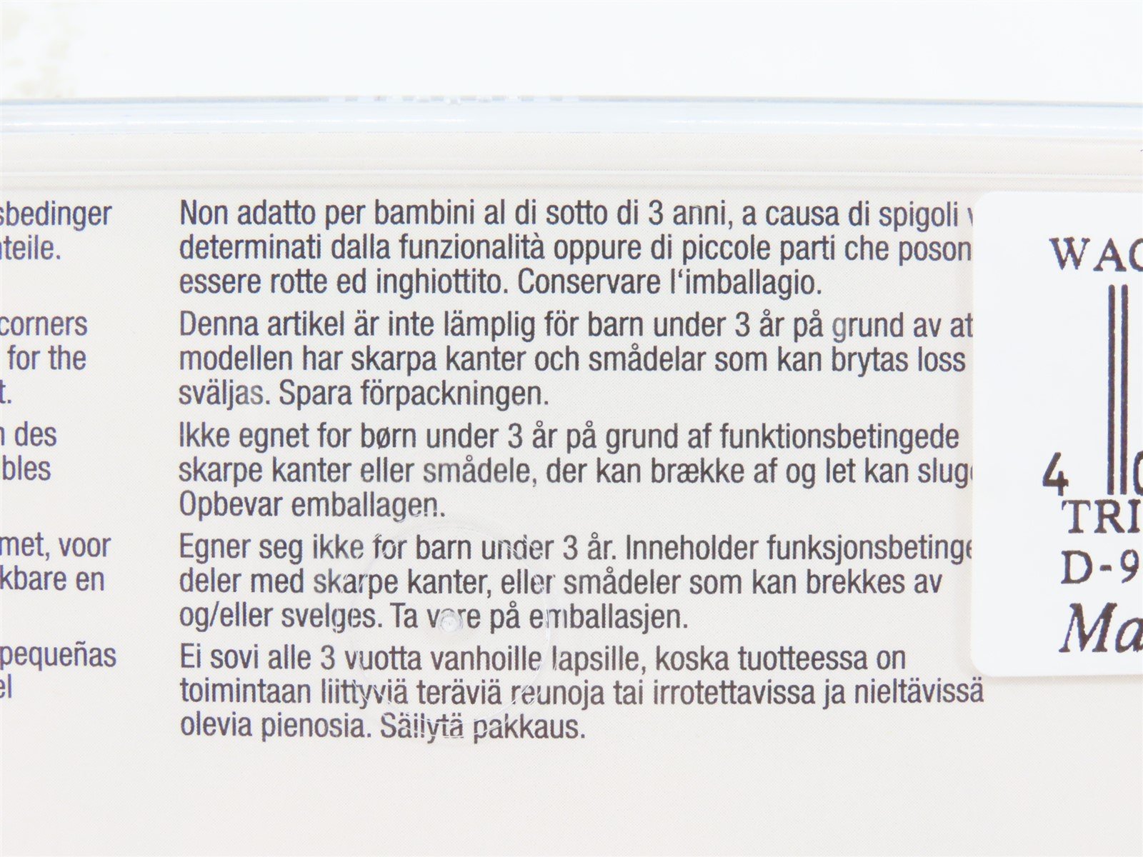 N Scale Minitrix 15049 A. W. Faber 