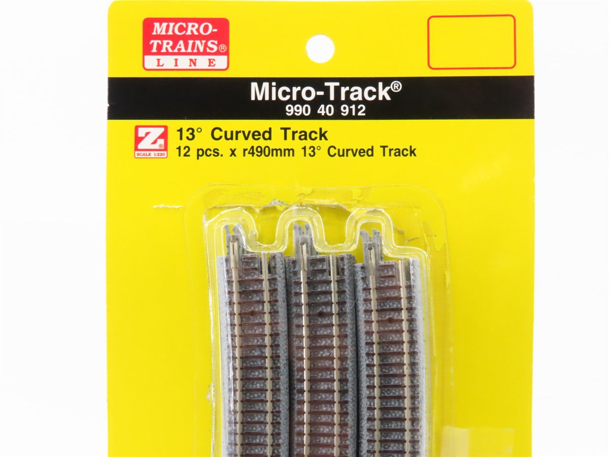 Z Scale Micro-Trains MTL 99040912 Micro-Track R490 13* Curved Track 12-Pack