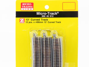 Z Scale Micro-Trains MTL 99040912 Micro-Track R490 13* Curved Track 12-Pack