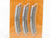 T Gauge 1/450 Scale Eishindo Ace Cap 120R 30* Curved Track 3-Pack