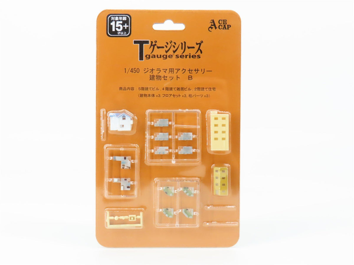 T Gauge 1/450 Scale Eishindo Ace Cap Kit Office Buildings &amp; House Set B