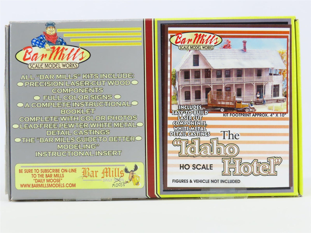 HO Scale Bar Mills Laser-Cut Kit #0152 The &quot;Idaho Hotel&quot;