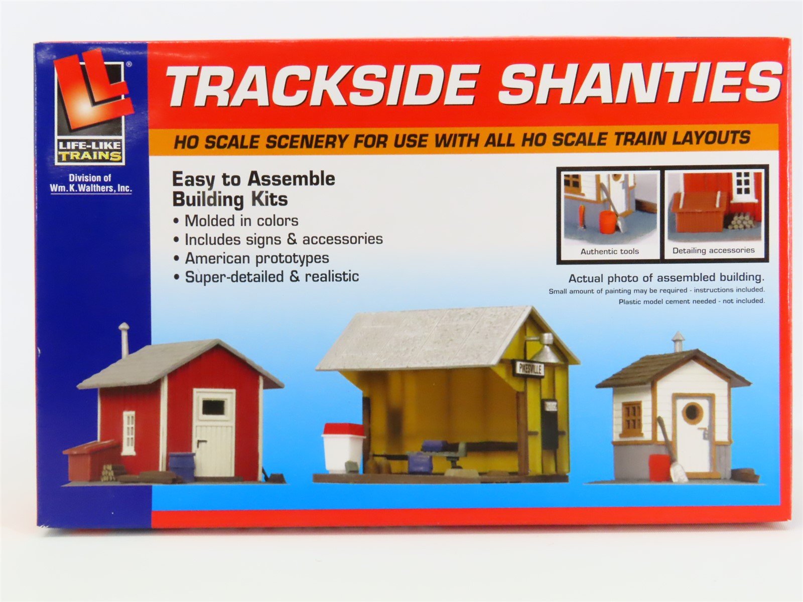 HO Scale Walthers Life-Like Kit #433-1348 Trackside Shanties - SEALED