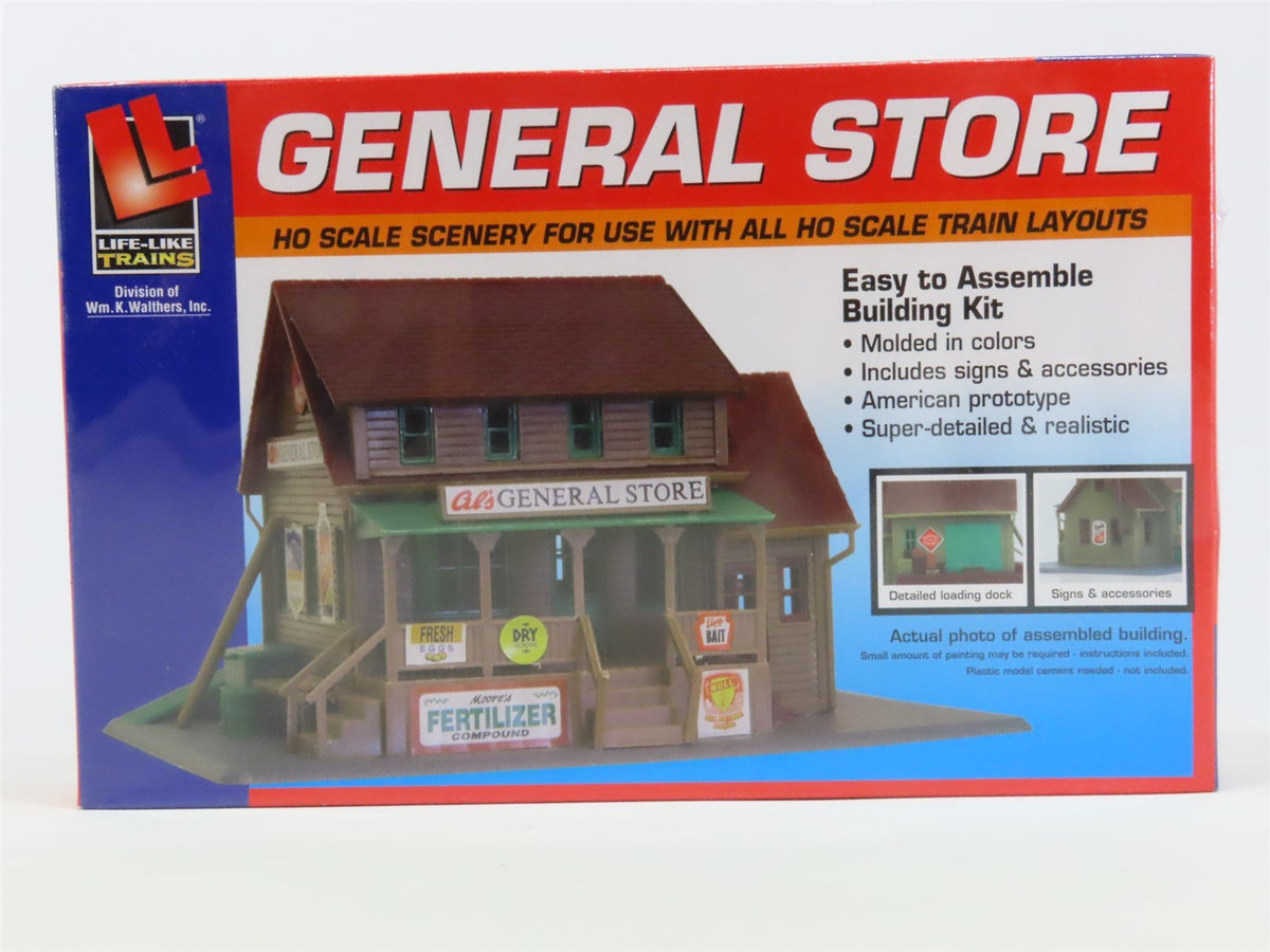 HO Scale Walthers Life-Like Plastic Kit #433-1351 General Store - SEALED