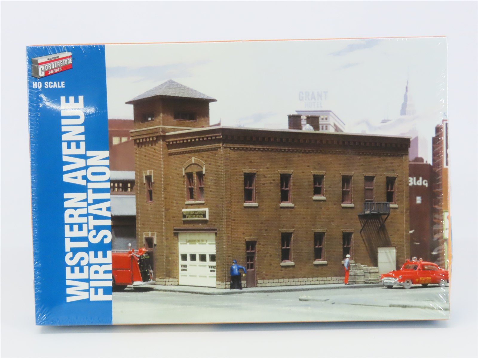 HO Scale Walthers Cornerstone Kit #933-3037 Western Avenue Fire Station - SEALED