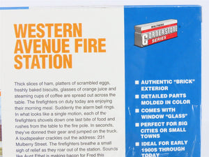 HO Scale Walthers Cornerstone Kit #933-3037 Western Avenue Fire Station - SEALED