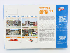 HO Scale Walthers Cornerstone Kit #933-3037 Western Avenue Fire Station - SEALED