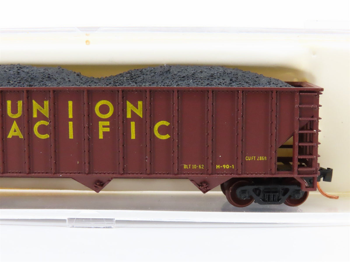N Scale Atlas 3263 UP Union Pacific 90-Ton 3-Bay Hopper #18137 w/ Load