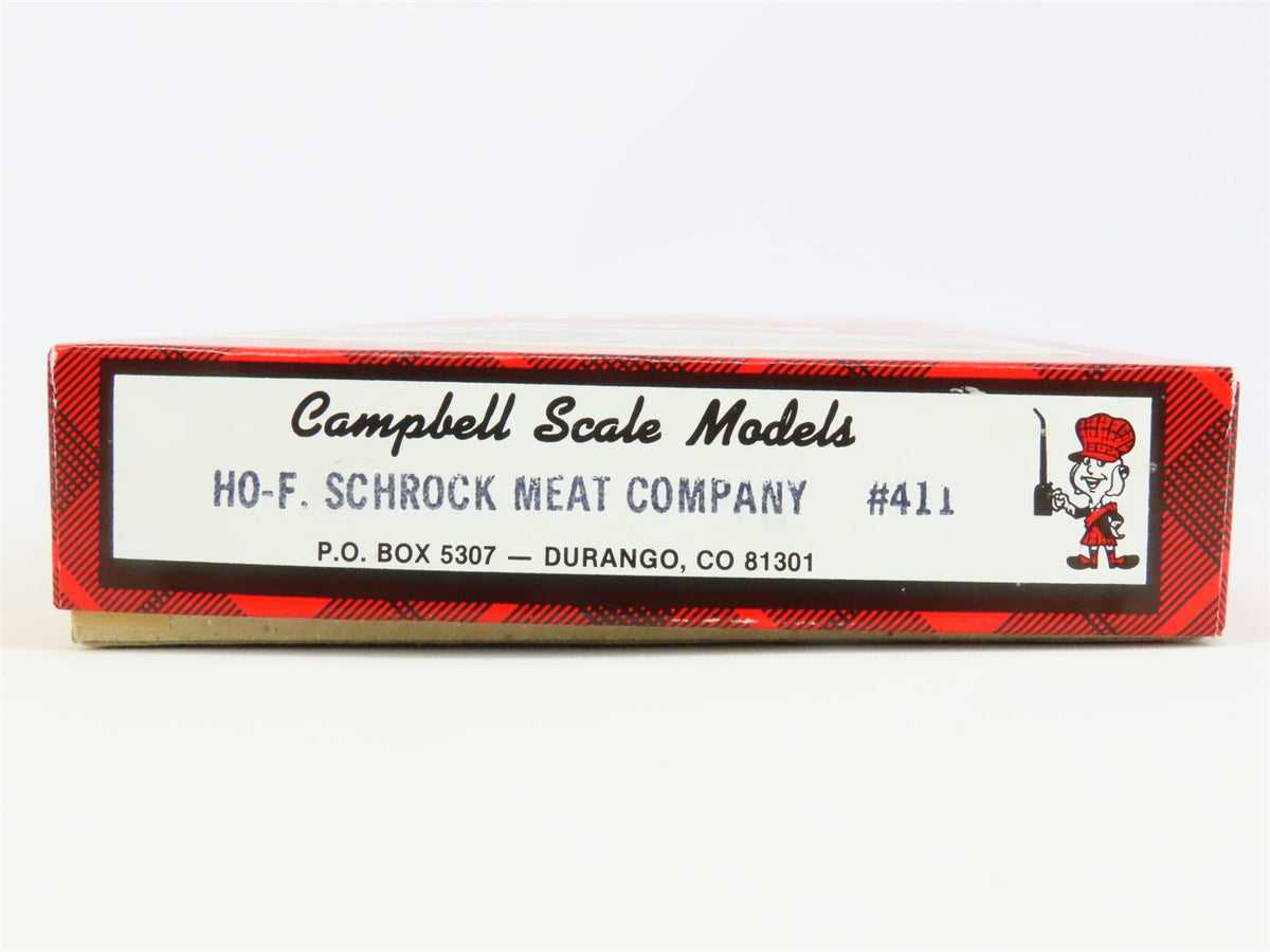 HO Scale Campbell Scale Models Kit #411 F. Schrock Meat Company